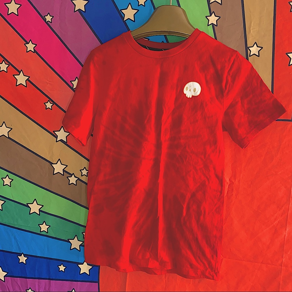 Boys Cat & Jack Tie Dye Skull T Shirt            🌵L(12/14)